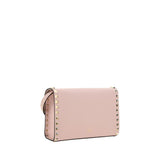 Valentino Garavani Pink Calf Leather Bos Taurus Shoulder Bag