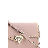 Valentino Garavani Pink Calf Leather Bos Taurus Shoulder Bag