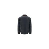 Barbour Black Cotton Full-Length Jacket