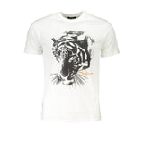 Cavalli Class Bianco Cotton Men's T-Shirt