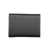 Mario Valentino Black Polyurethane Women's Wallet