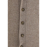 Brooksfield Beige Wool Oves Aries Cardigan