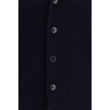 Brooksfield Blue Wool Oves Aries Cardigan
