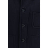 Brooksfield Blue Wool Oves Aries Full-Length Jacket