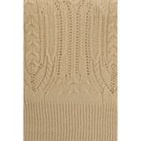 Ermanno Scervino Beige Cashmere Sweater