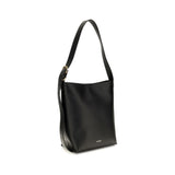 Jil Sander Black Calf Leather Bos Taurus Handbag