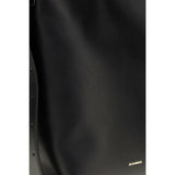 Jil Sander Black Calf Leather Bos Taurus Handbag