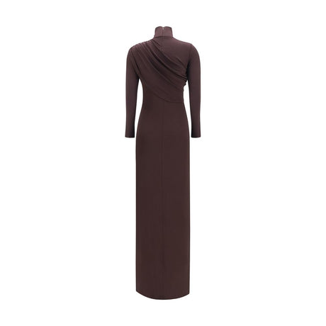 Courrèges Brown Viscose Casual Dress