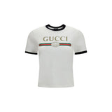 Gucci White Cotton T-Shirt