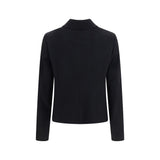 Lardini Black Wool Oves Aries Full-Length Jacket