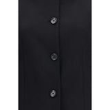 Lardini Black Wool Oves Aries Full-Length Jacket