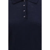 Golden Goose Blue Wool Oves Aries Shirt