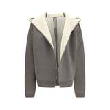 Rick Owens Gray Wool Oves Aries Hoodie