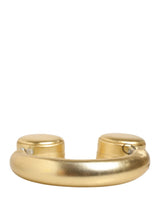 Dolce & Gabbana Women Gold Leather Wireless On-Ear Headset Headphones