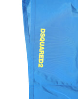 Dsquared² Blue Yellow Floral Boxer Shorts Beachwear Swimwear