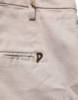 Dondup Beige Low Waist Tapered Women Cropped Trousers Pants