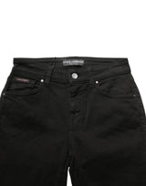 Dolce & Gabbana Black Cotton Stretch Skinny Denim Jeans