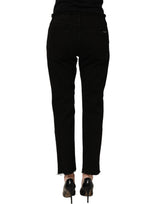 Dolce & Gabbana Black Cotton Skinny Denim Trouser Jeans