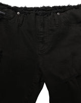 Dolce & Gabbana Black Cotton Skinny Denim Trouser Jeans