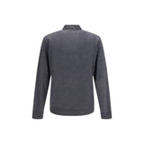 Golden Goose Gray Wool Oves Aries Dress Shirt