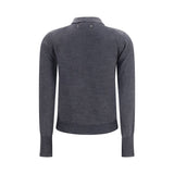 Golden Goose Gray Wool Oves Aries Shirt