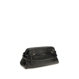 Moschino Black Goatskin Shoulder Bag