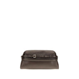 Moschino Brown Goatskin Shoulder Bag