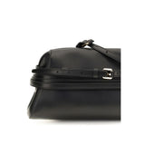 Moschino Black Goatskin Shoulder Bag