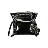 Mario Valentino Black Polyurethane Women's Backpack