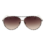 Guess Beige Metal Sunglasses