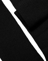 Dolce & Gabbana Black Wool Knit Calf Long Women Accessory Socks