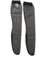 Dolce & Gabbana Black Nylon Mesh Sheer Calf Long Accessory Socks