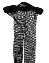 Dolce & Gabbana Black Fishnet Nylon Tights Stocking Pantyhose Socks