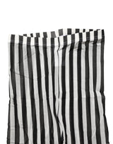 Dolce & Gabbana Black White Stripes Tights Stocking Pantyhose Socks