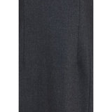 P.A.R.O.S.H. Gray Wool Oves Aries Casual Dress