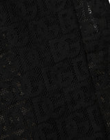 Dolce & Gabbana Black DG Logo Sheer Nylon Thigh High Socks