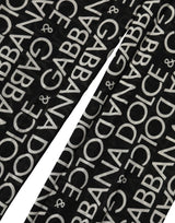 Dolce & Gabbana Black White All Over Print Sheer Stretch Tights Socks