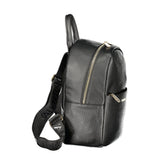 Mario Valentino Black Polyurethane Women's Backpack