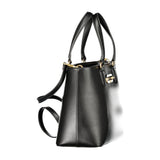 Mario Valentino Black Polyurethane Women's Bag