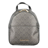 Mario Valentino Black Polyurethane Women's Backpack