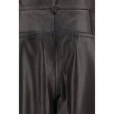 P.A.R.O.S.H. Brown Leather Pants
