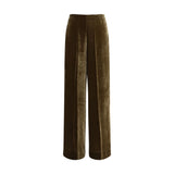 P.A.R.O.S.H. Brown Viscose Casual Pants