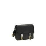 Fendi Black Calf Leather Bos Taurus Shoulder Bag