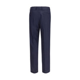 Brunello Cucinelli Blue Wool Oves Aries Dress Pants