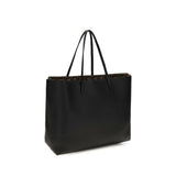 Fendi Black Calf Leather Bos Taurus Shoulder Bag