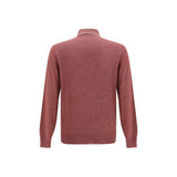 Brunello Cucinelli Bordeaux Cashmere Dress Shirt