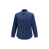 Brunello Cucinelli Blue Denim Shirt