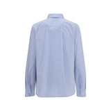 Saint Laurent Blue Cotton Pattern Shirt