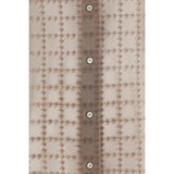 Brunello Cucinelli Beige Silk Pattern Shirt