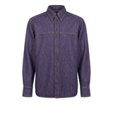Trussardi Jeans Purple Cotton Men's Jacket